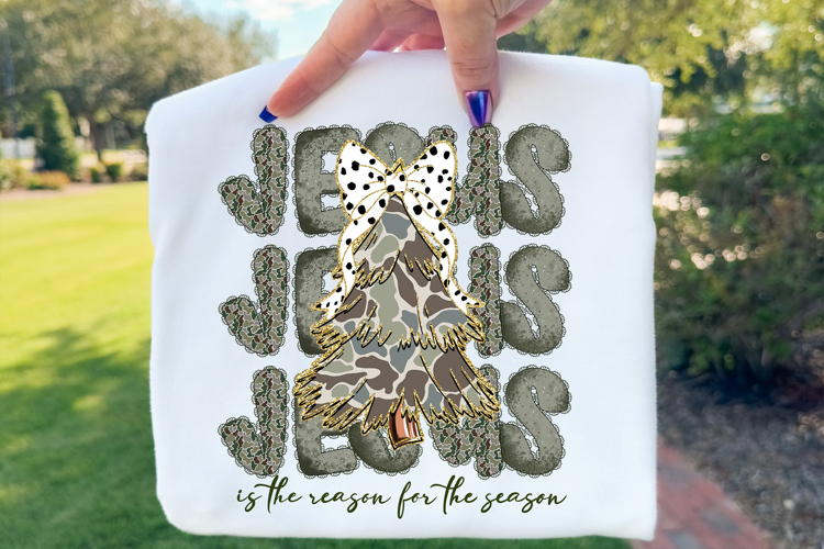 Camo Christmas Tree Glitter PNG, Camo Christmas png,