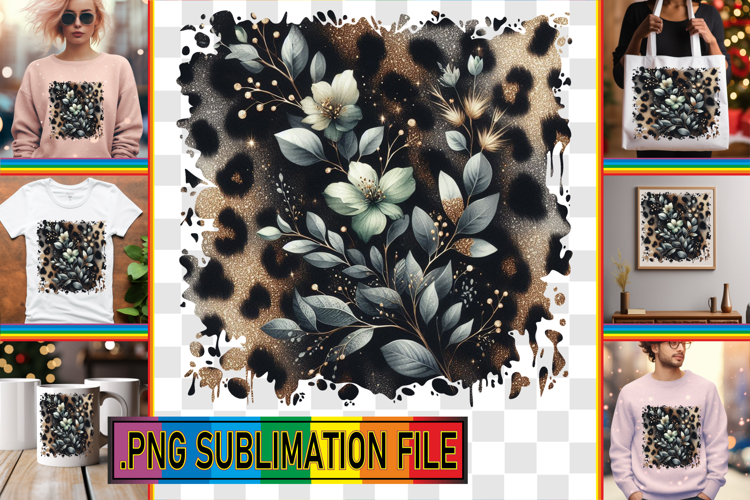 Sweet TSHIRT Designs PNG, Leopard Prints