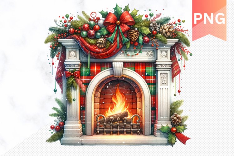 Christmas Fireplace Png Image 20