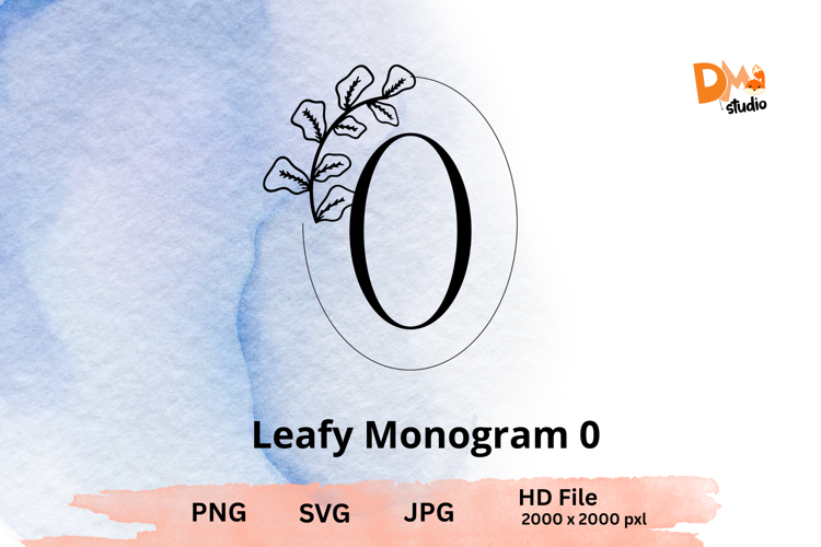 Minimalist Botanical Monogram