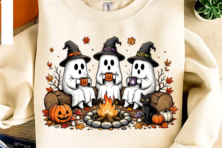 Trending Halloween PNG, Spooky Season PNG, Campfire PNG