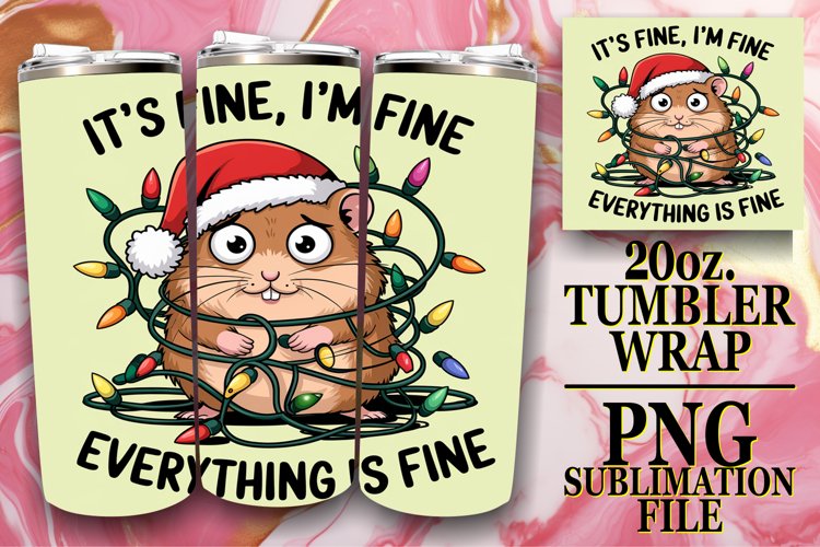 Christmas Tumbler Wrap Image 14