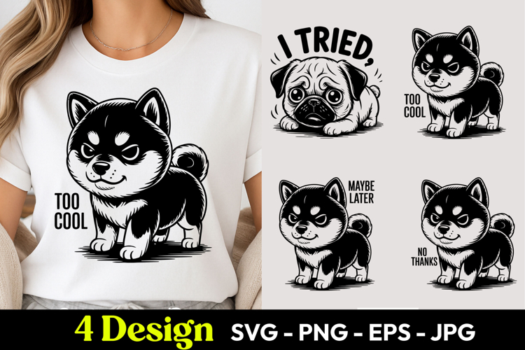 I Tried Shiba Inu SVG PNG