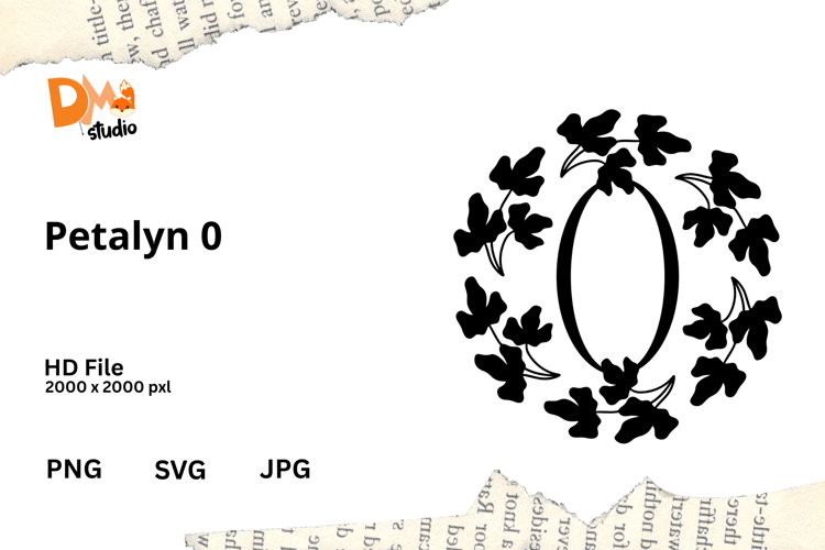 Floral Monogram Letter Svg Image 19