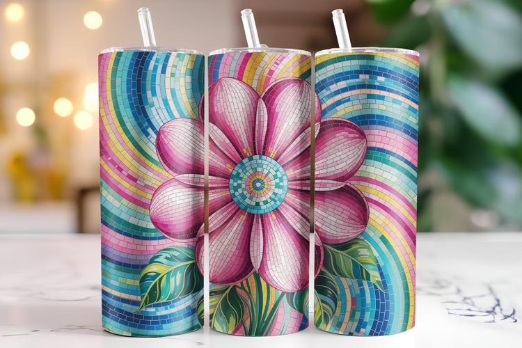 Flowers Tumbler Wrap | Sublimation | Tumblers