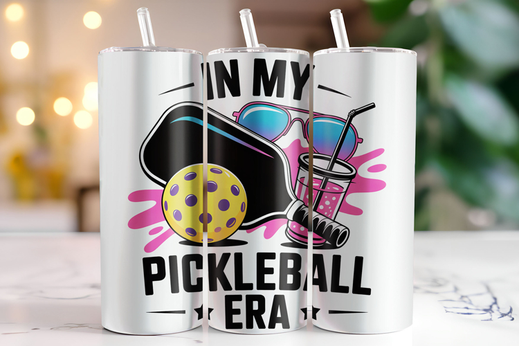 In my Pickleball Era Tumbler Wrap | Sublimation | Tumblers