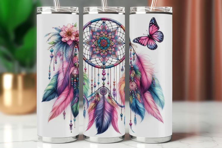Tumbler Wrap 20 oz - dreamcatcher