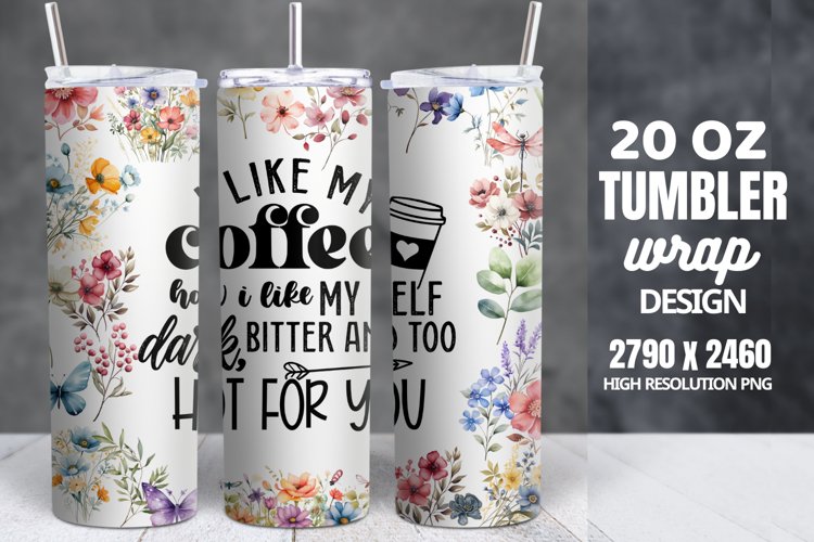 Funny Quotes 20oz Skinny Tumbler Sublimation, Sarcastic example image 1