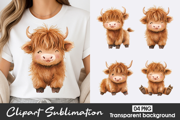 Highland Cow Clipart Image 22