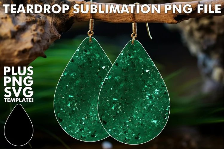 Trendy Green Pattern Earrings