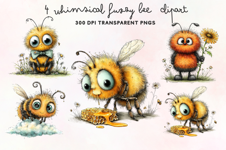 Honey Bee Clipart Image 5