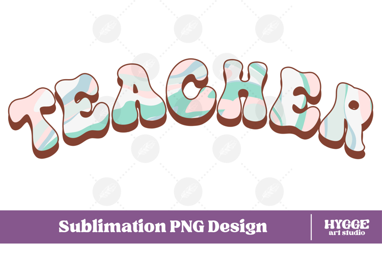 teacher Png Retro school kids Sublimation