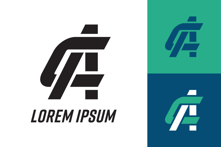 Letter A Logo Design for Modern Company Branding