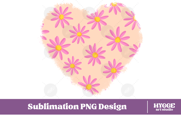 Retro Flowers Background Png Floral Paper Sublimation Splash
