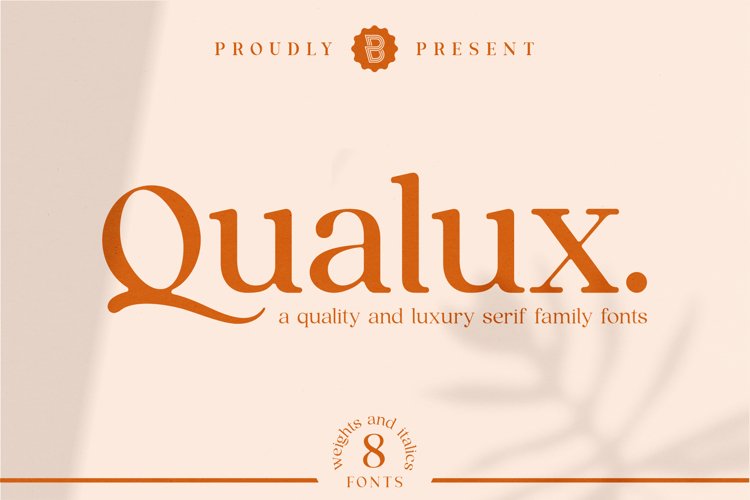 Qualux - Serif Family Fonts example image 1