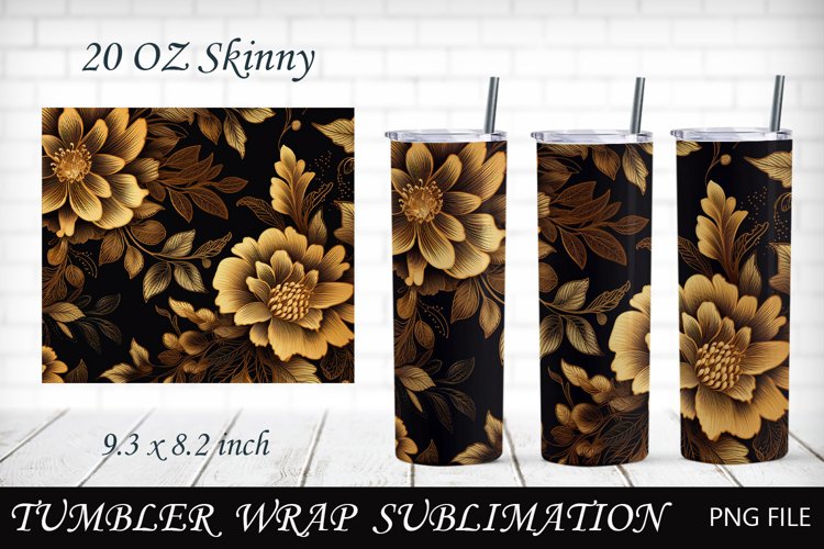 20 Oz Sublimation Tumbler Wrap Image 12