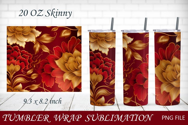 20 Oz Sublimation Tumbler Wrap Image 21