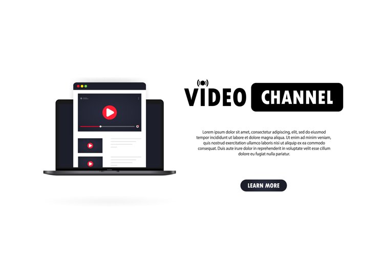 Video channel illustration. example image 1