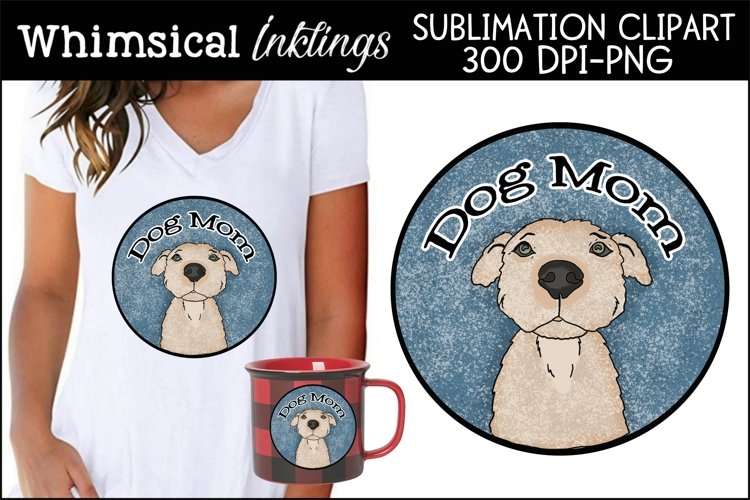 Dog Mom Sublimation Clipart example image 1