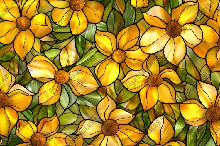Stained Glass Texture Image 16