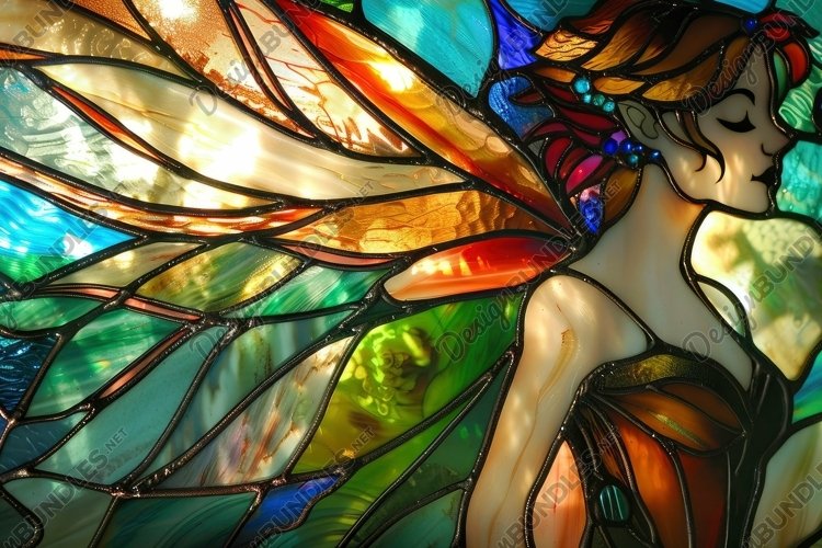 Stained Glass Texture Image 23