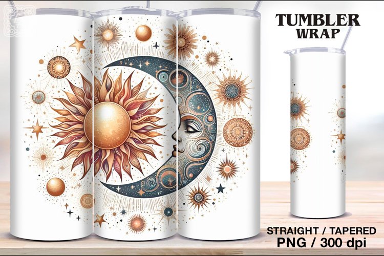Day&Night Tumbler Sublimation, 20 oz Tumbler Wrap