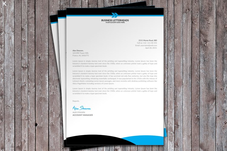 Business Letter Head Templates