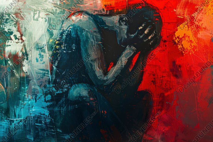 Mental Health Painting Background Wallpaper