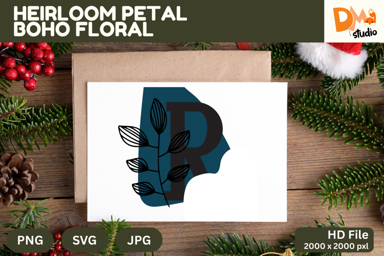 Boho Floral Svg Image 18
