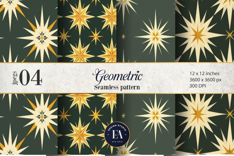 Geometric Seamless Pattern Image 5