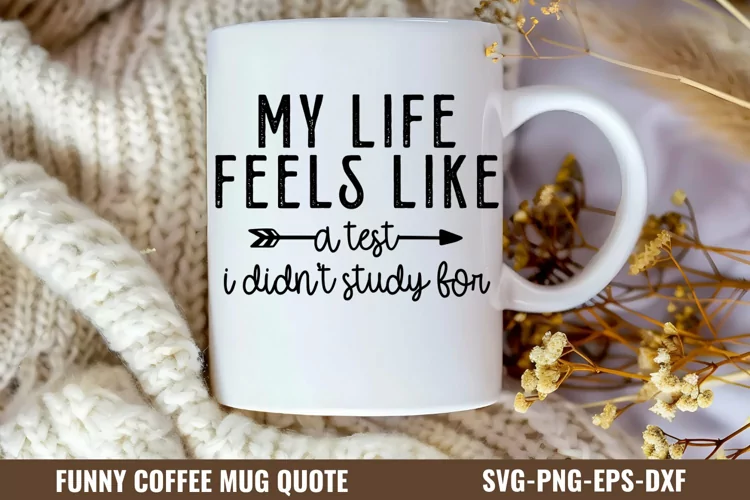 My life feels like a test i didn't study for SVG