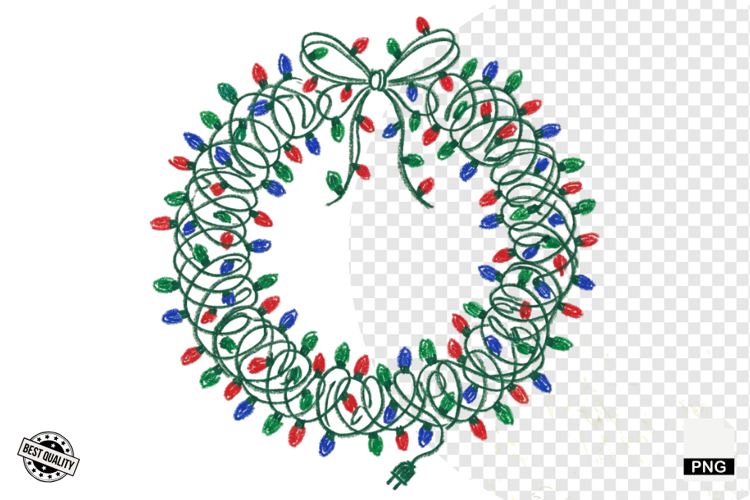 Holiday Lights Clipart Image 21