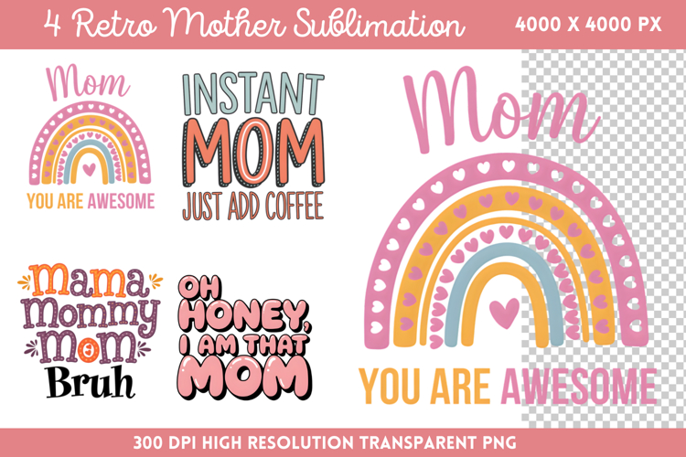 Retro Mother Sublimation PN