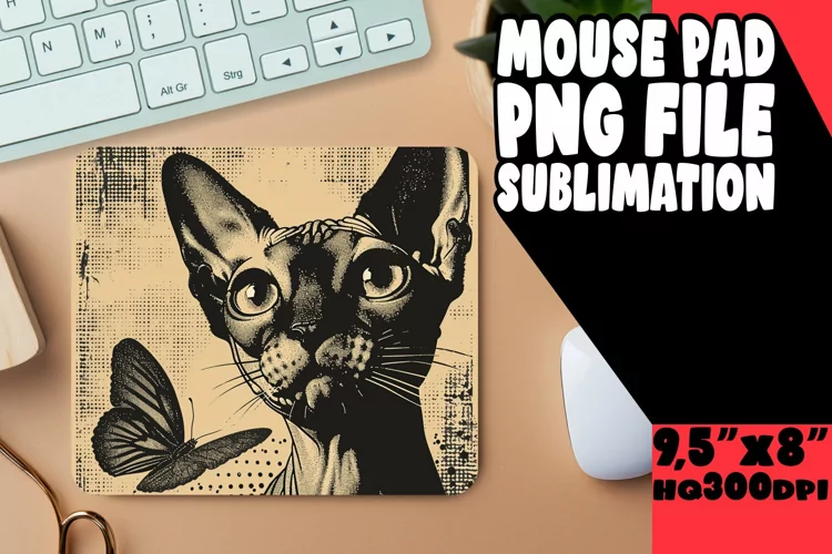 Delightful Kitty Sublimation Pad