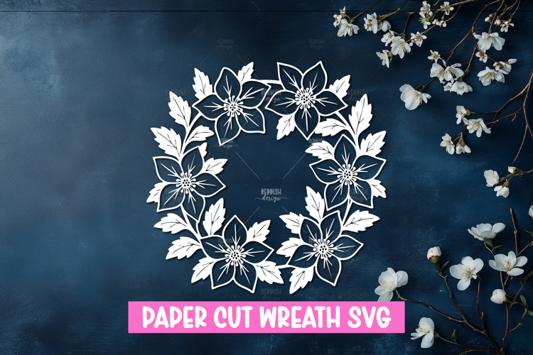 Floral Wreath Svg Image 14