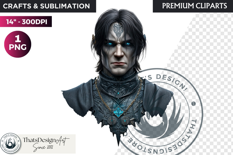 Mystic Mage Portrait Fantasy Sorcerer & Wizard PNG Clipart