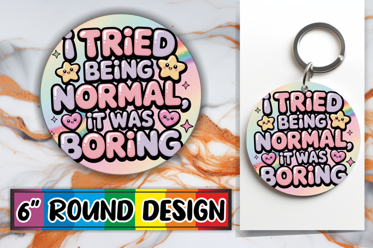 Unique Sublimation Round Ornaments, Sarcastic Quote