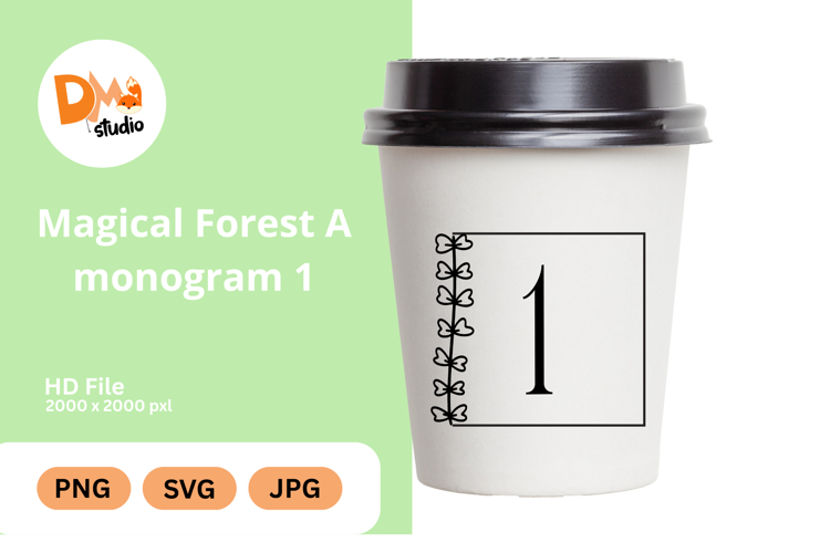 Magical Forest Monogram Symbol