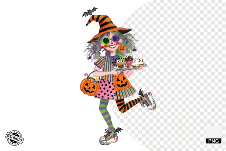 Halloween Girls Clipart