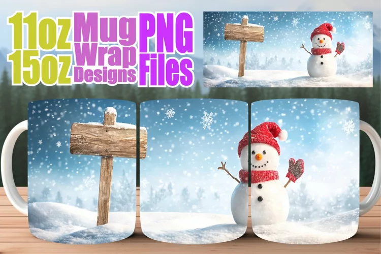 Nostalgic days sublimation print wrap, Winter