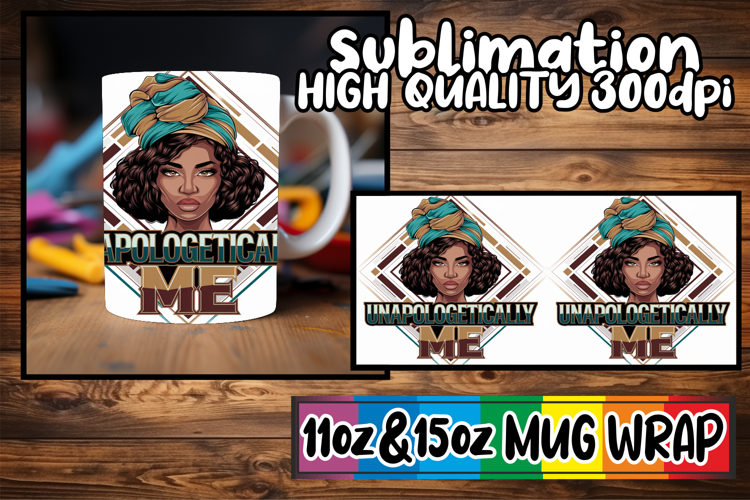 Tender moments sublimation print wrap, Black Woman