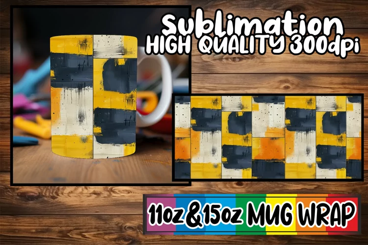 Graffiti Pattern Sublimation for 11oz/15oz Mugs