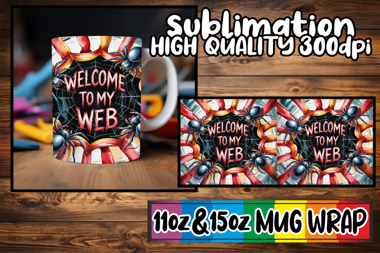 Vibrant souls sublimation print wrap, Halloween