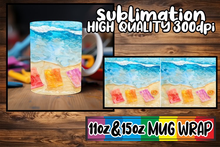 Beach Sublimation Design Image 18