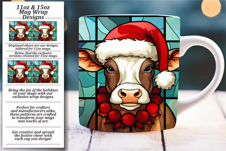 Glass Mosaic Holiday Mug Art