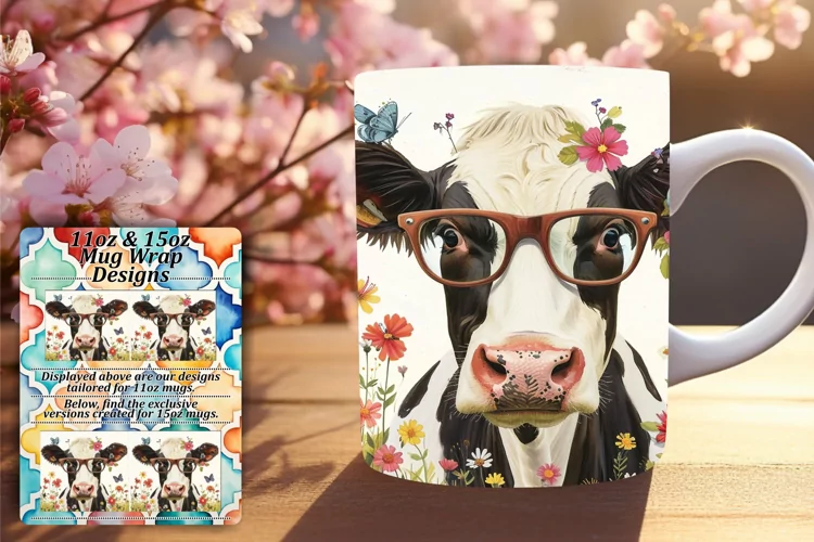 Vibrant Bovine Beauty Sublimation