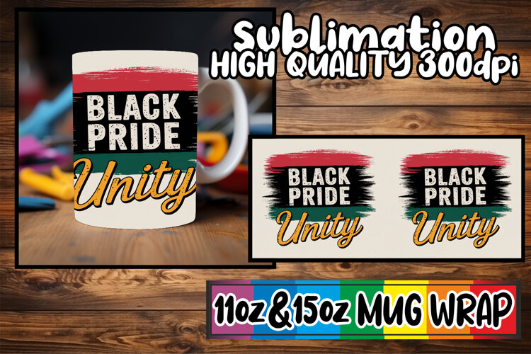 Enchanting evenings 11oz 15oz mug wrap, Juneteenth example image 1