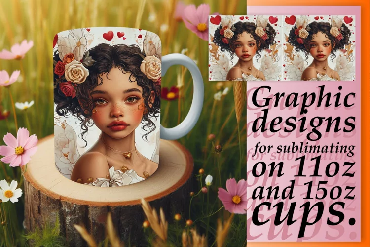 Love-Filled Mug Sublimation Art