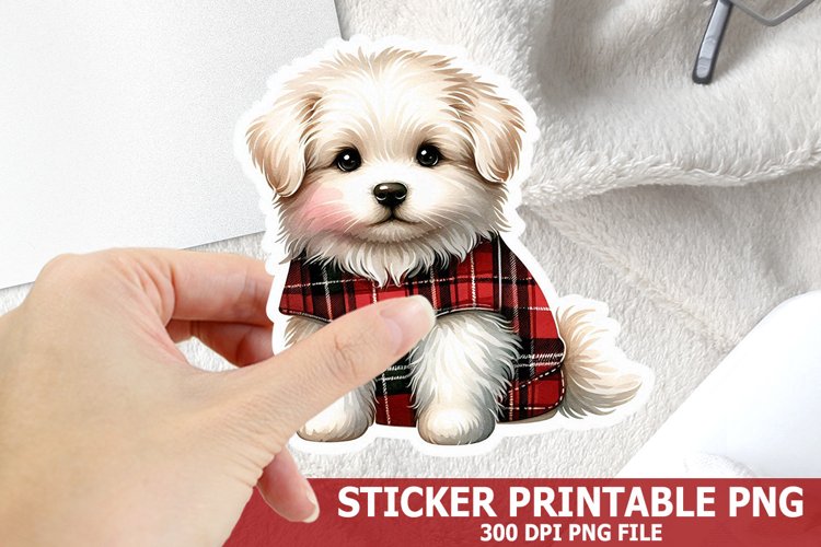 Christmas Dog Clipart Image 14