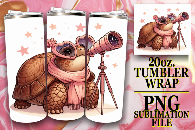 RADIANT ADVENTURE 20oz TUMBLER WRAP, Turtle